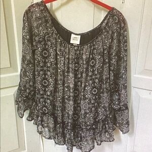 Knox Rose Monochrome Patterned Tunic